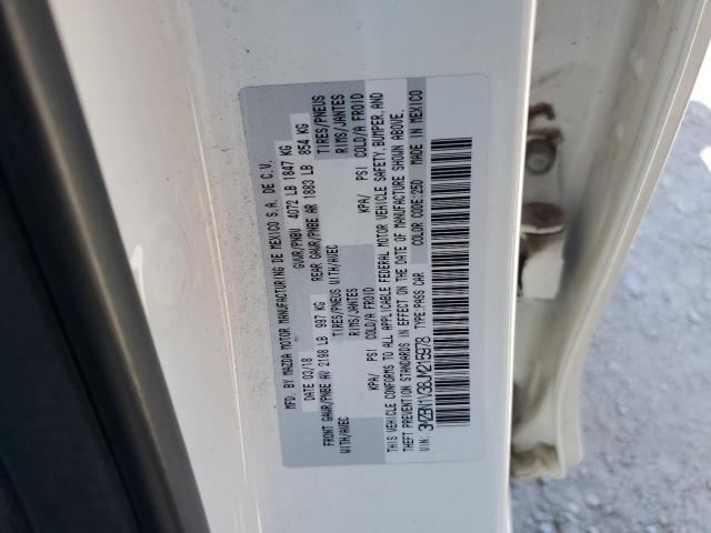 2018 Mazda 3 VIN 3MZBN1V38JM215978 Copart auction photo, front end damage thumbnail 12