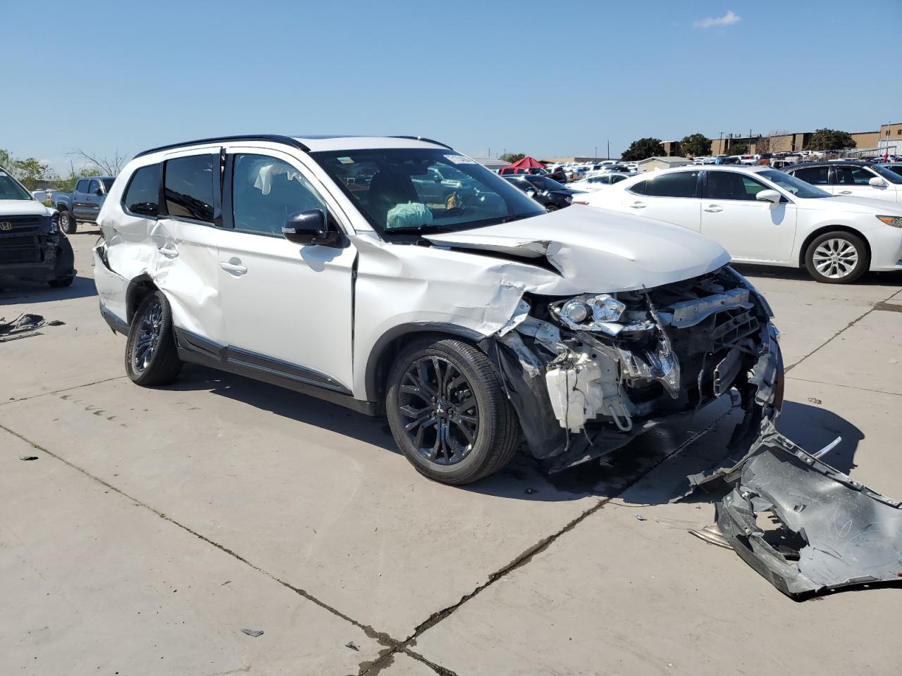 2018 Mitsubishi Outlander VIN JA4AZ3A3XJZ036788 Copart auction photo, all over damage thumbnail 4