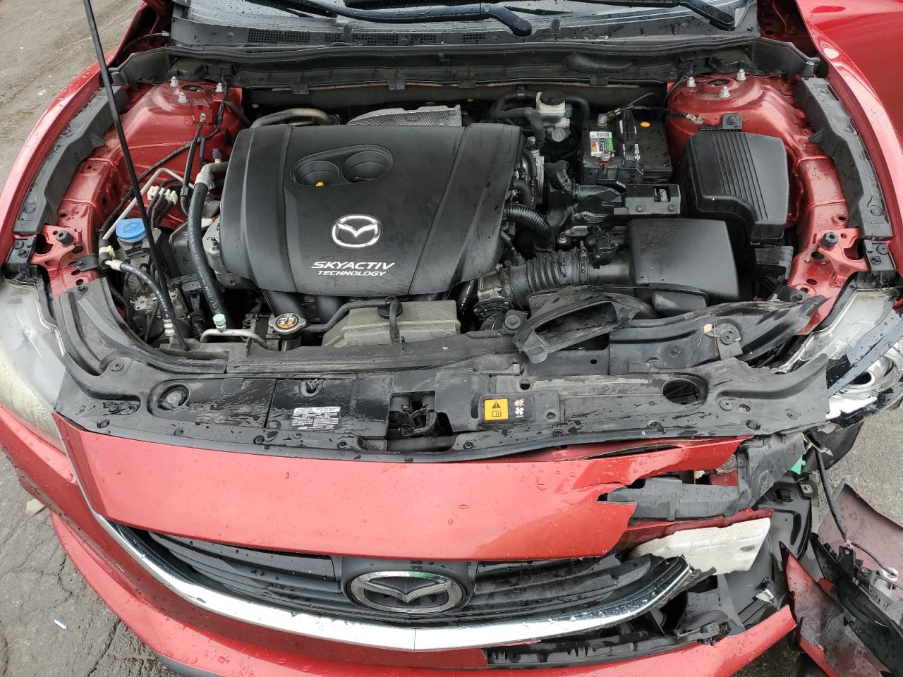 2015 Mazda 6 VIN JM1GJ1W55F1191499 Copart auction photo, front end damage thumbnail 11