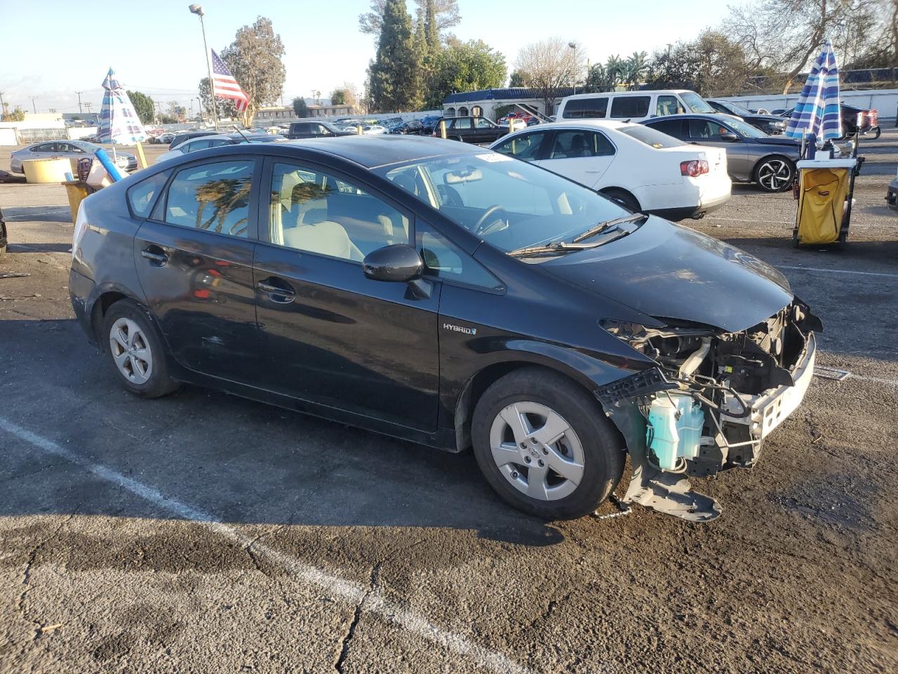 2010 Toyota Prius VIN JTDKN3DU3A0173859 Copart auction photo, front end damage thumbnail 4