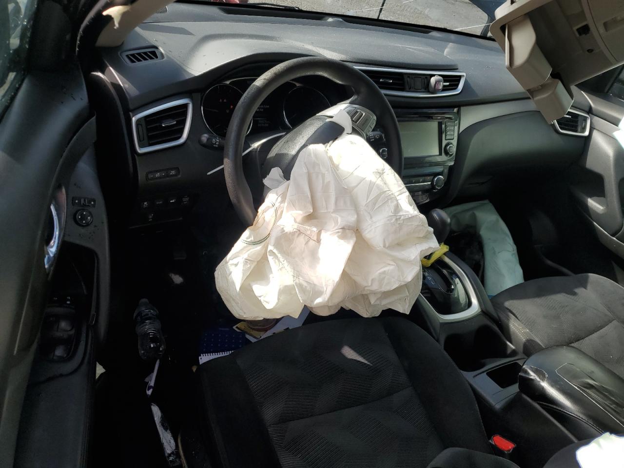 2014 Nissan Rogue VIN 5N1AT2MT4EC824595 Copart auction photo, front end / rear end damage thumbnail 8
