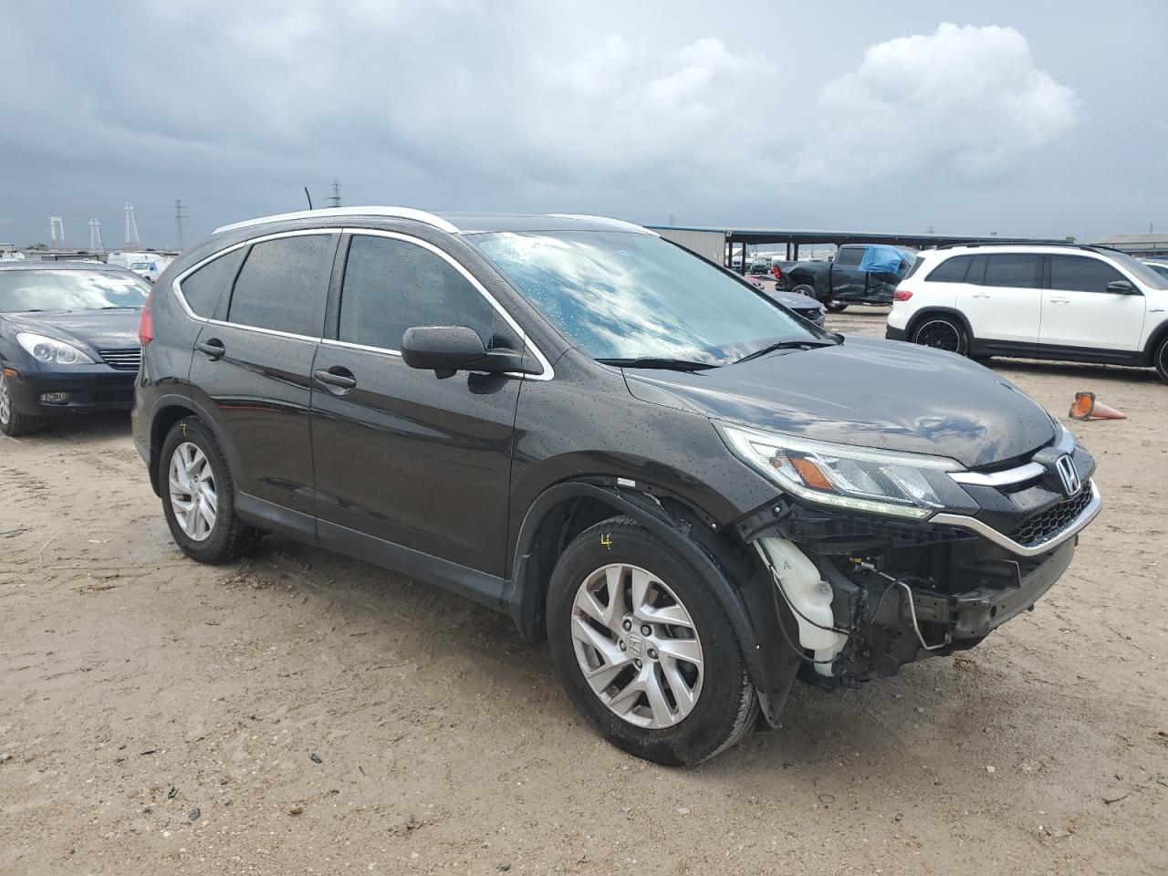 2015 Honda CR-V VIN 2HKRM3H7XFH519115 Copart auction photo, front end damage thumbnail 4