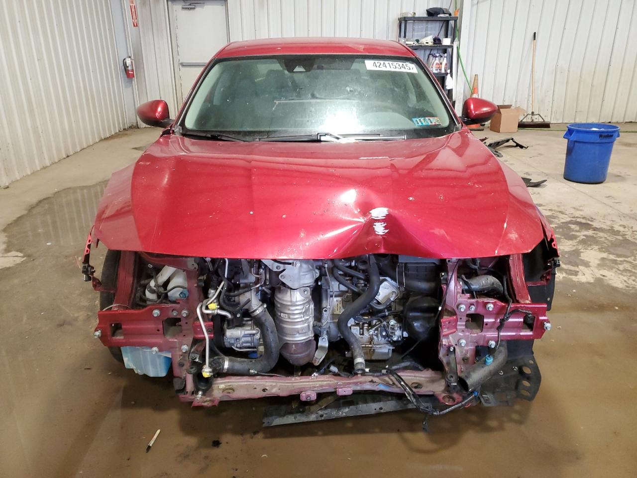 2021 Honda Accord VIN 1HGCV1F10MA050922 Copart auction photo, front end damage thumbnail 5