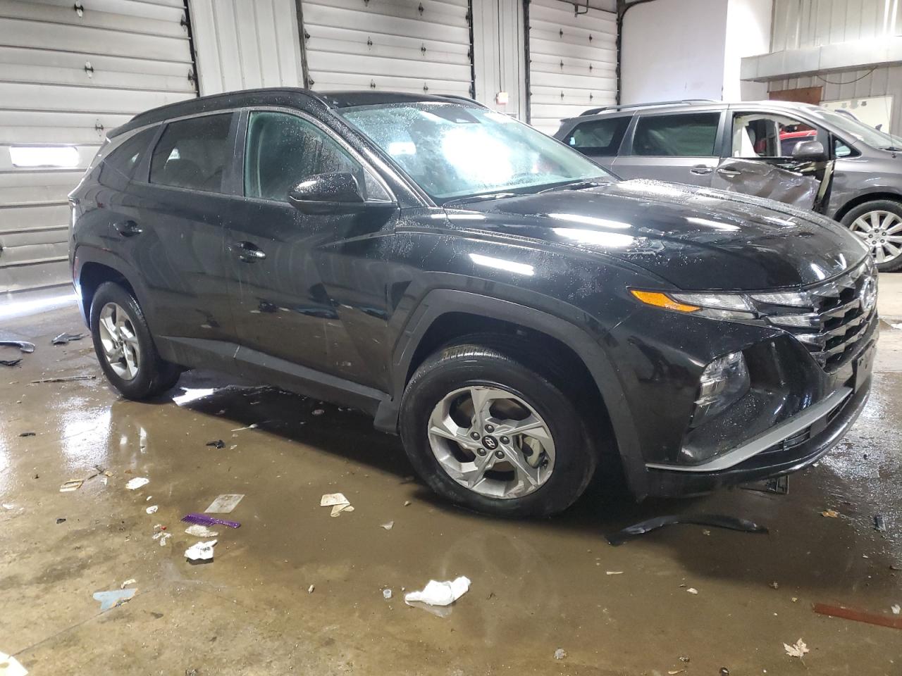 2024 Hyundai Tucson VIN 5NMJBCDE8RH384242 Copart auction photo, front end / undercarriage damage thumbnail 4