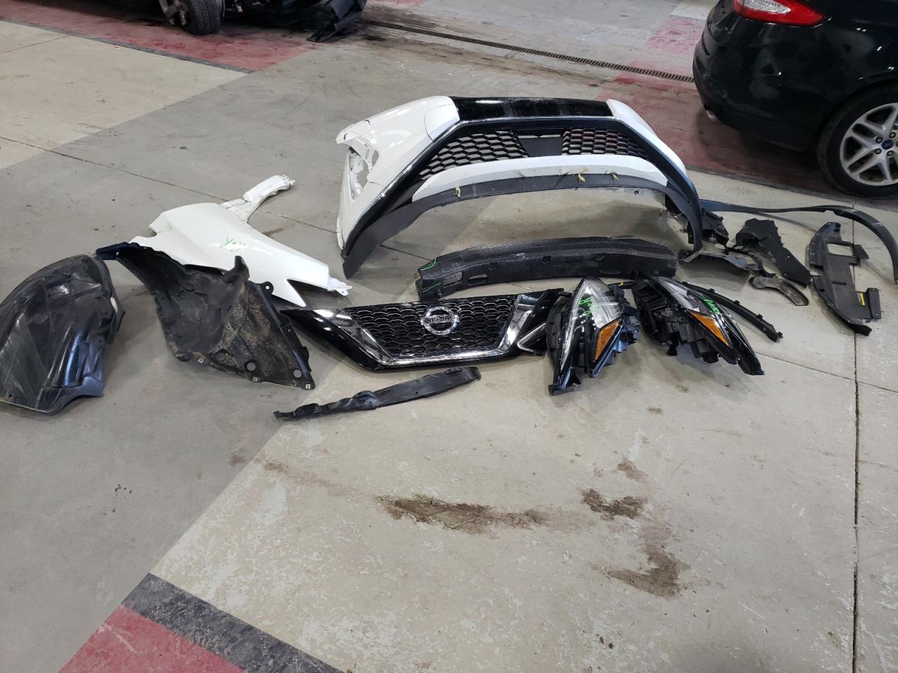 2021 Nissan Murano VIN 5N1AZ2AS7MC125308 Copart auction photo, front end / side damage thumbnail 13