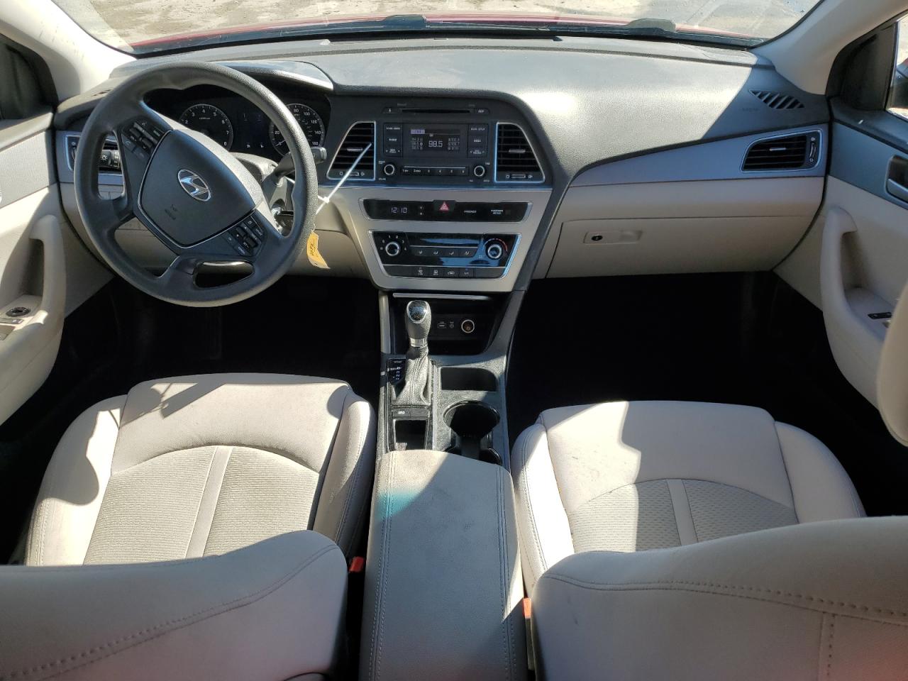 2017 Hyundai Sonata VIN 5NPE24AF0HH503214 Copart auction photo, front end damage thumbnail 8