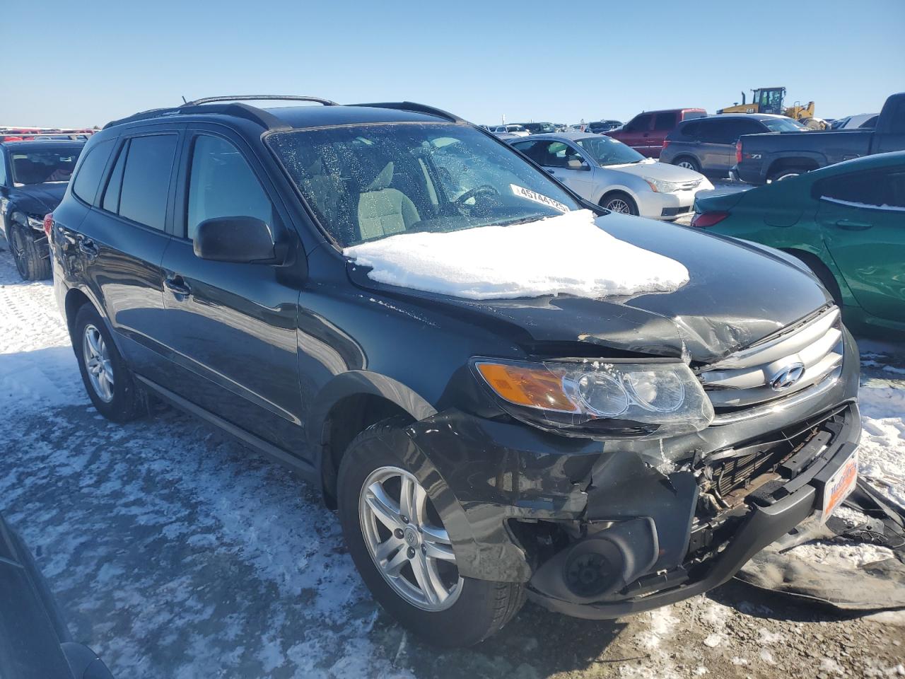2012 Hyundai Santa Fe VIN 5XYZG3AB1CG151450 Copart auction photo, front end damage thumbnail 4