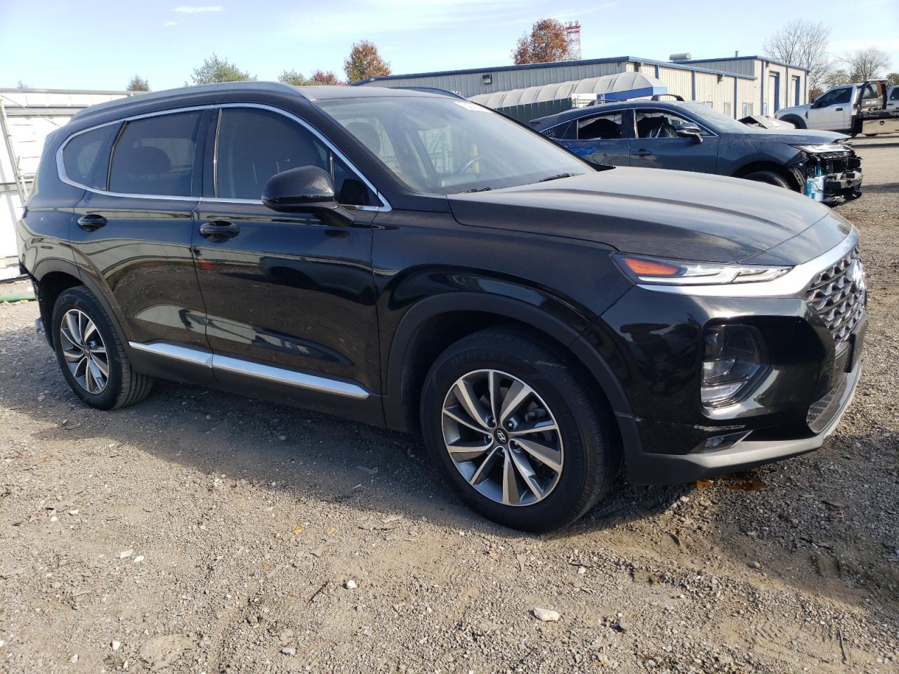 2020 Hyundai Santa Fe VIN 5NMS3CAD1LH206855 Copart auction photo, rear end / minor dent/scratches damage thumbnail 4