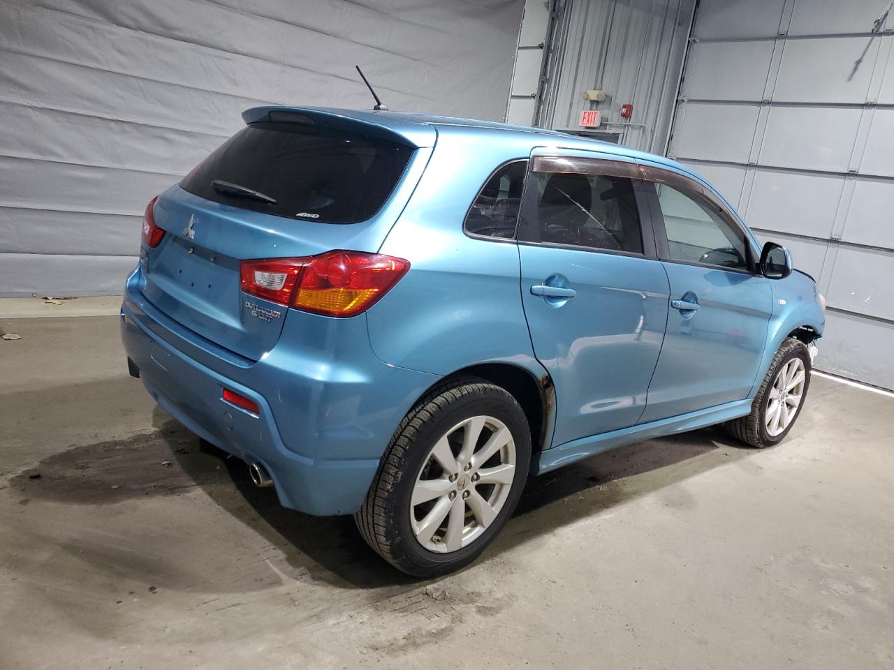 2012 Mitsubishi Outlander VIN JA4AR4AU8CZ004262 Copart auction photo, front end / minor dent/scratches damage thumbnail 3