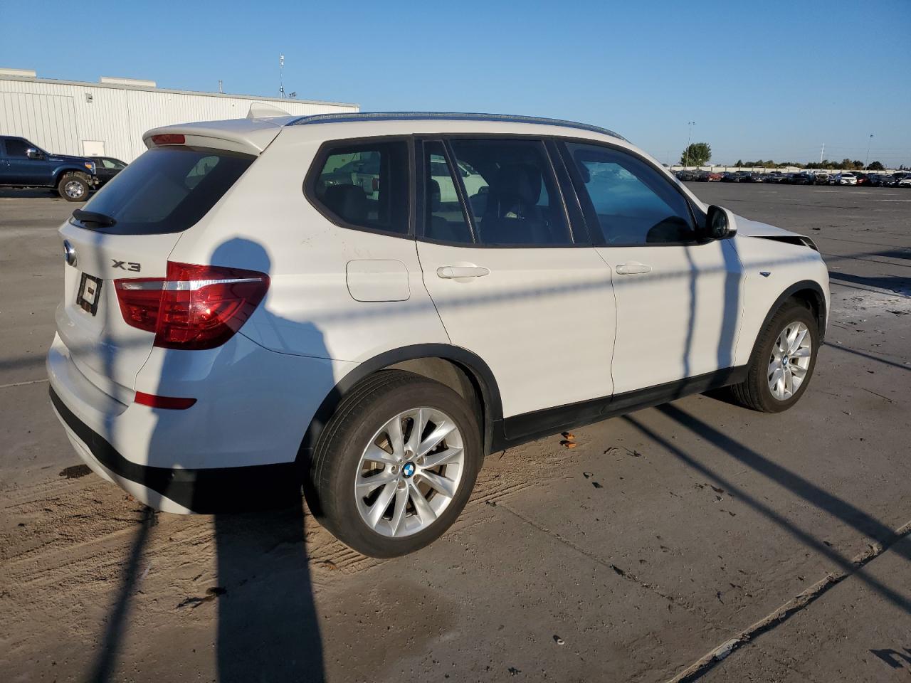 2016 BMW X3 VIN 5UXWX9C58G0D73073 Copart auction photo, front end damage thumbnail 3