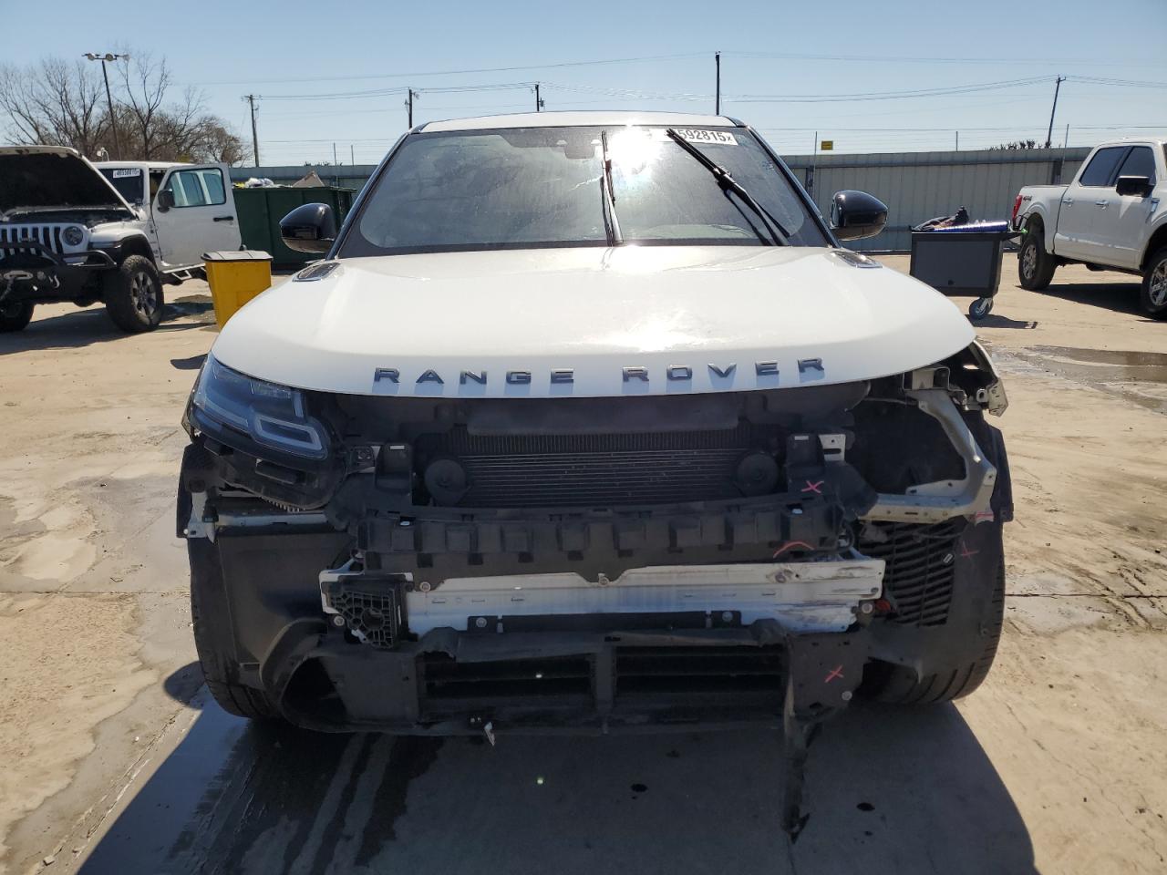 2018 Land Rover Range Rover VIN SALYL2RX1JA776504 Copart auction photo, front end / hail damage thumbnail 5