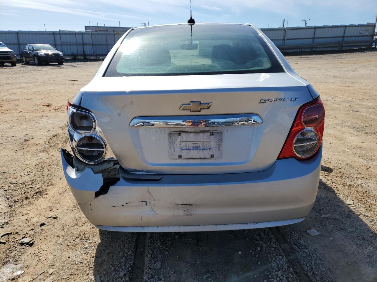 2015 Chevrolet Sonic VIN 1G1JC5SH1F4214789 Copart auction photo, rear end / front end damage thumbnail 6