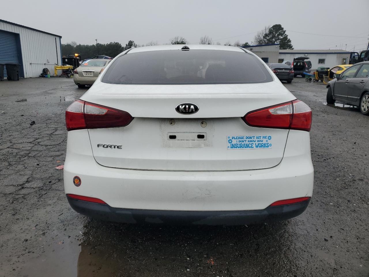 2016 KIA Forte VIN KNAFK4A63G5443347 Copart auction photo, front end damage thumbnail 6