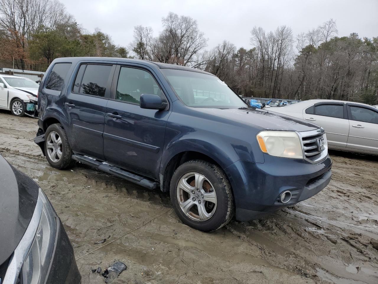 2012 Honda Pilot VIN 5FNYF4H45CB021402 Copart auction photo, rear end / all over damage thumbnail 4