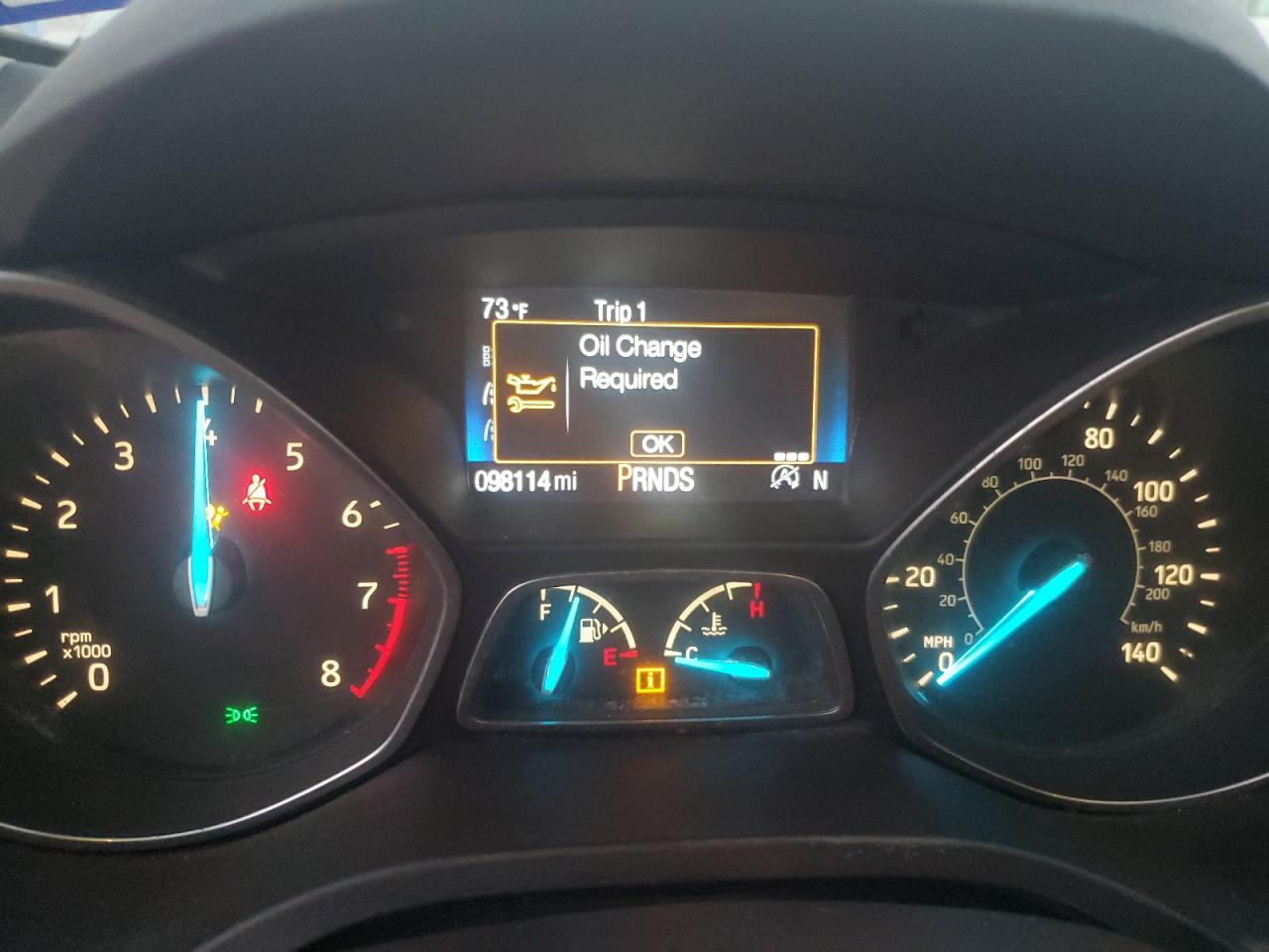 2017 Ford Escape VIN 1FMCU0J99HUB42779 Copart auction photo, front end / rear end damage thumbnail 9