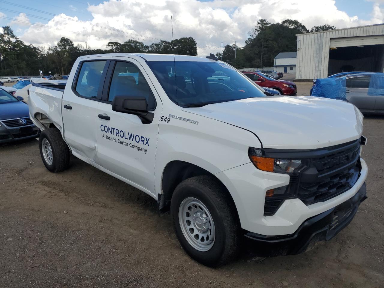 2023 Chevrolet Silverado VIN 2GCPAAED7P1144866 Copart auction photo, front end damage thumbnail 4