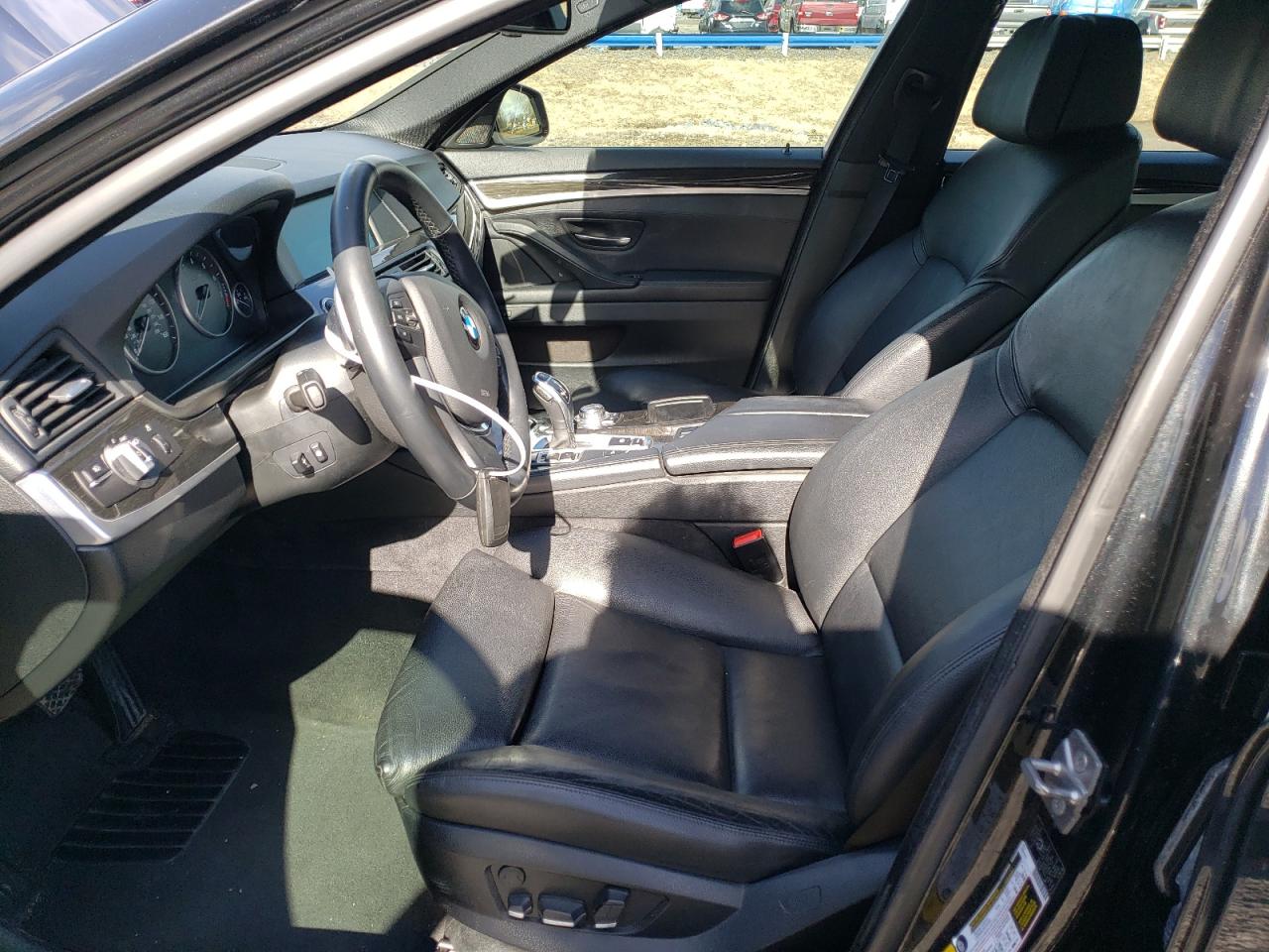 2012 BMW 5er VIN WBAFU7C54CDU59895 Copart auction photo, front end / side damage thumbnail 7