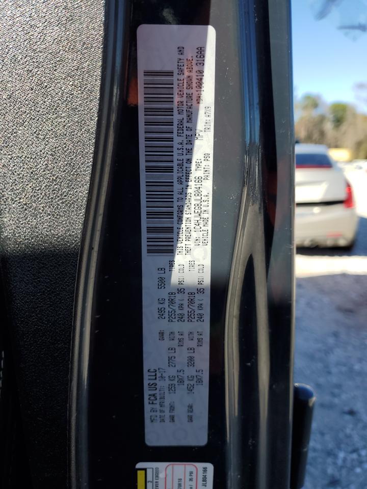 2018 Jeep Wrangler VIN 1C4HJWEG8JL804166 Copart auction photo, all over damage thumbnail 14