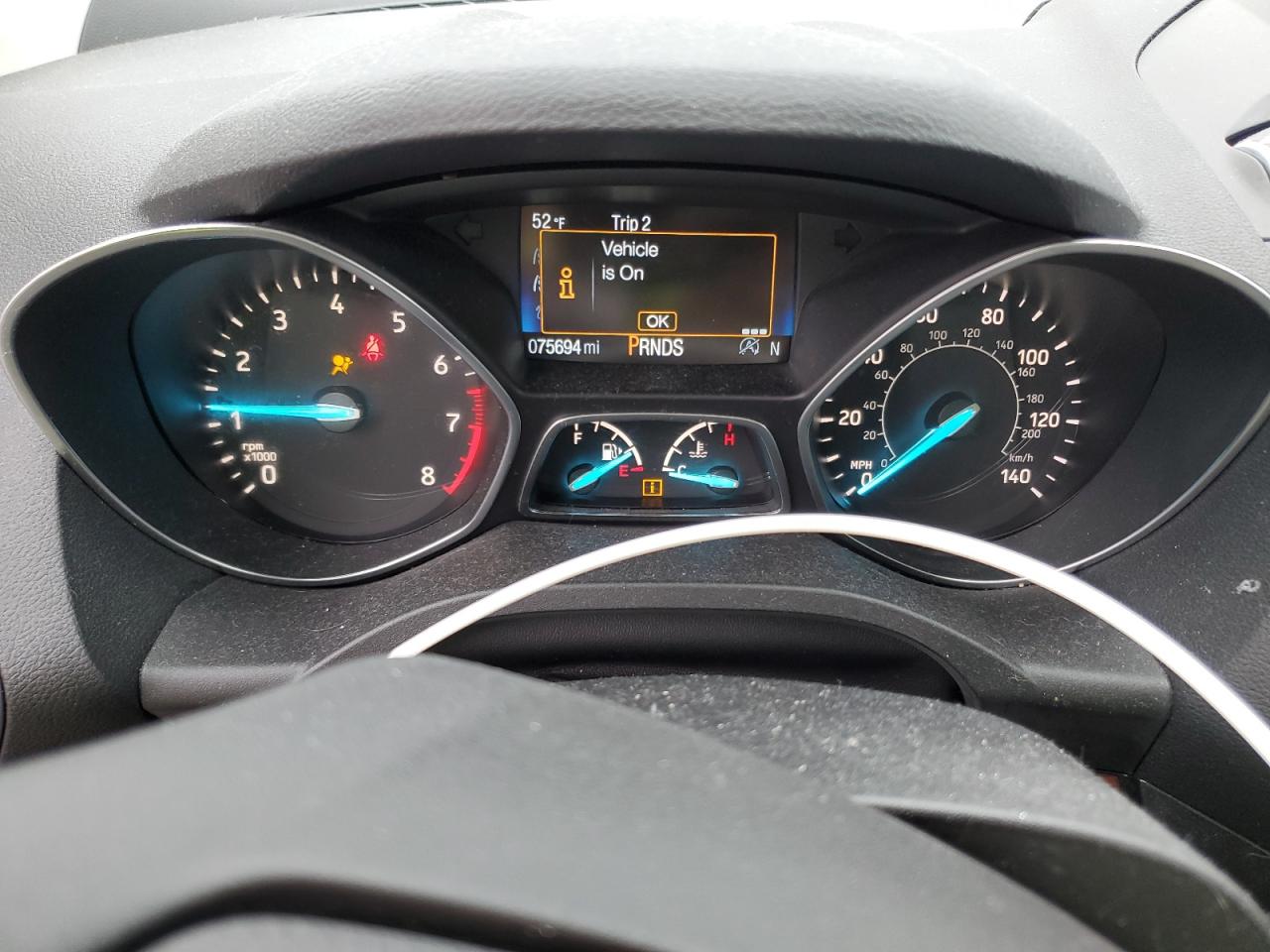 2019 Ford Escape VIN 1FMCU9HDXKUB81077 Copart auction photo, front end damage thumbnail 9