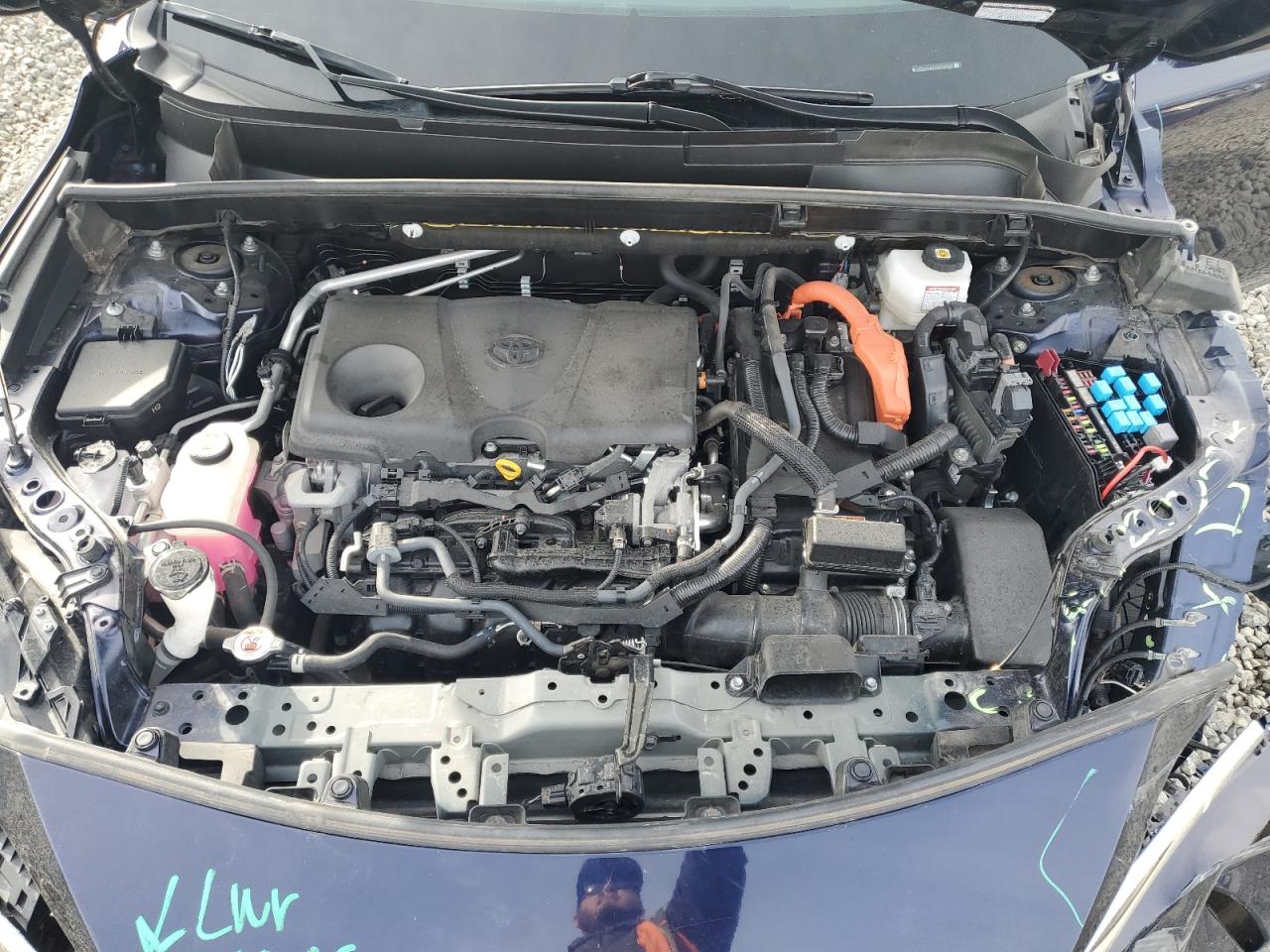 2021 Toyota Venza VIN JTEAAAAH0MJ076504 Copart auction photo, front end / side damage thumbnail 11