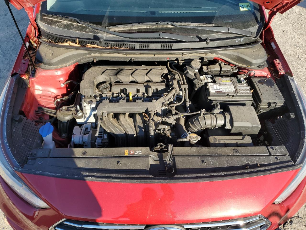 2020 Hyundai Accent VIN 3KPC24A62LE106575 Copart auction photo, front end / rear end damage thumbnail 11