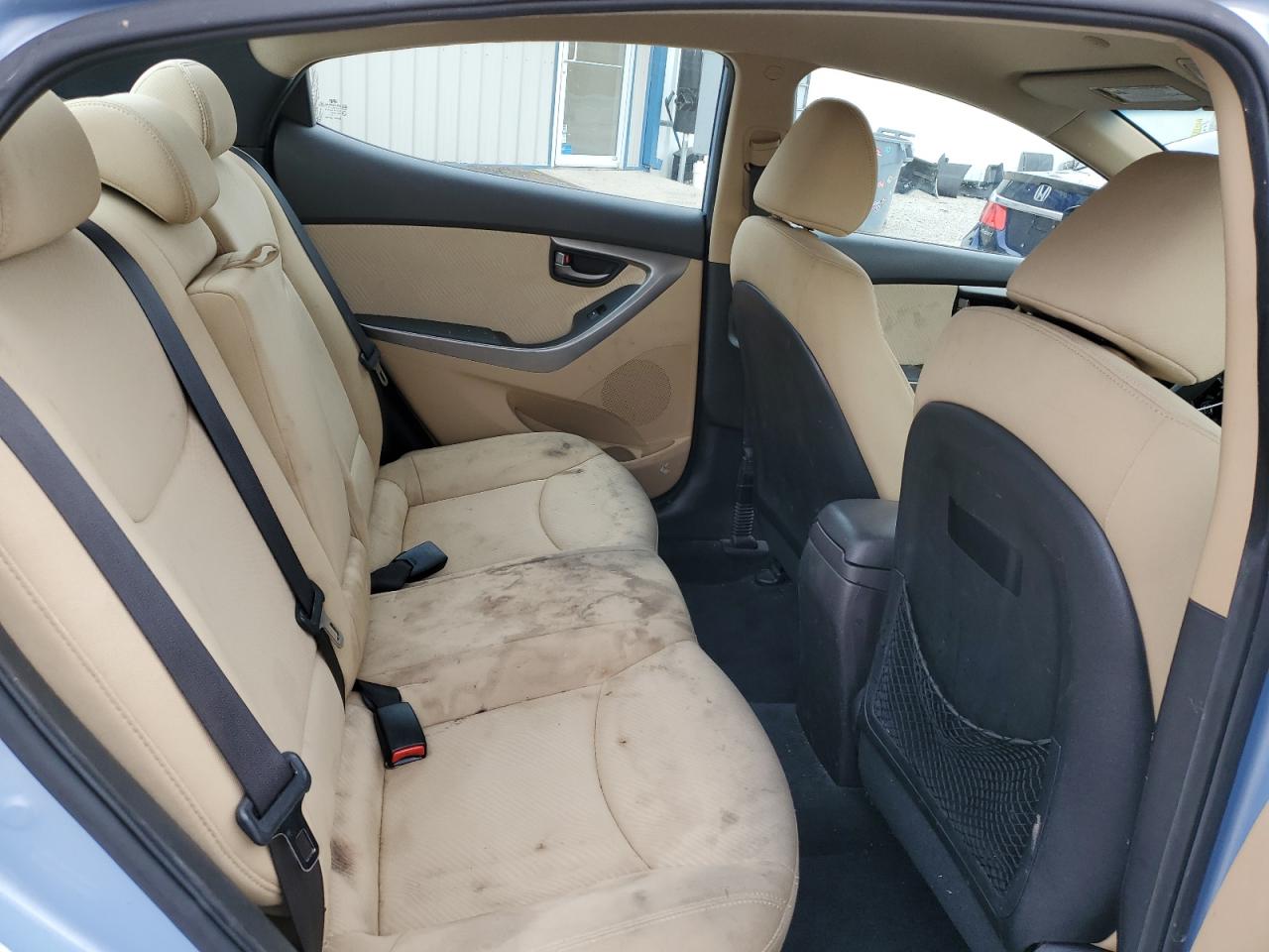 2013 Hyundai Elantra VIN KMHDH4AE4DU631520 Copart auction photo, vandalism / front end damage thumbnail 10