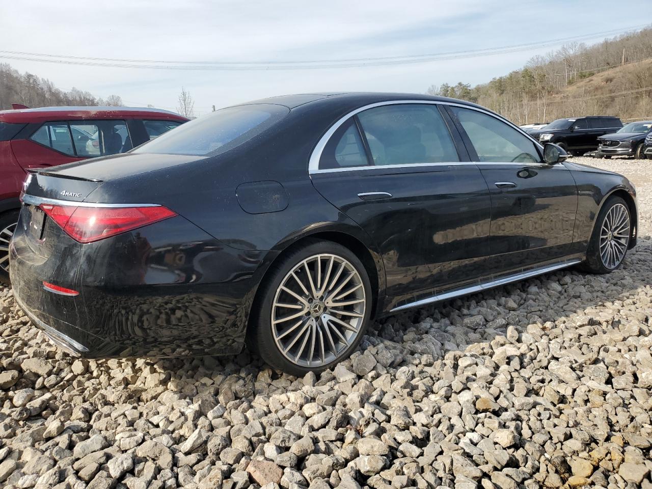 2022 Mercedes-Benz S-klasse VIN W1K6G6DB1NA142983 Copart auction photo, water/flood damage thumbnail 3