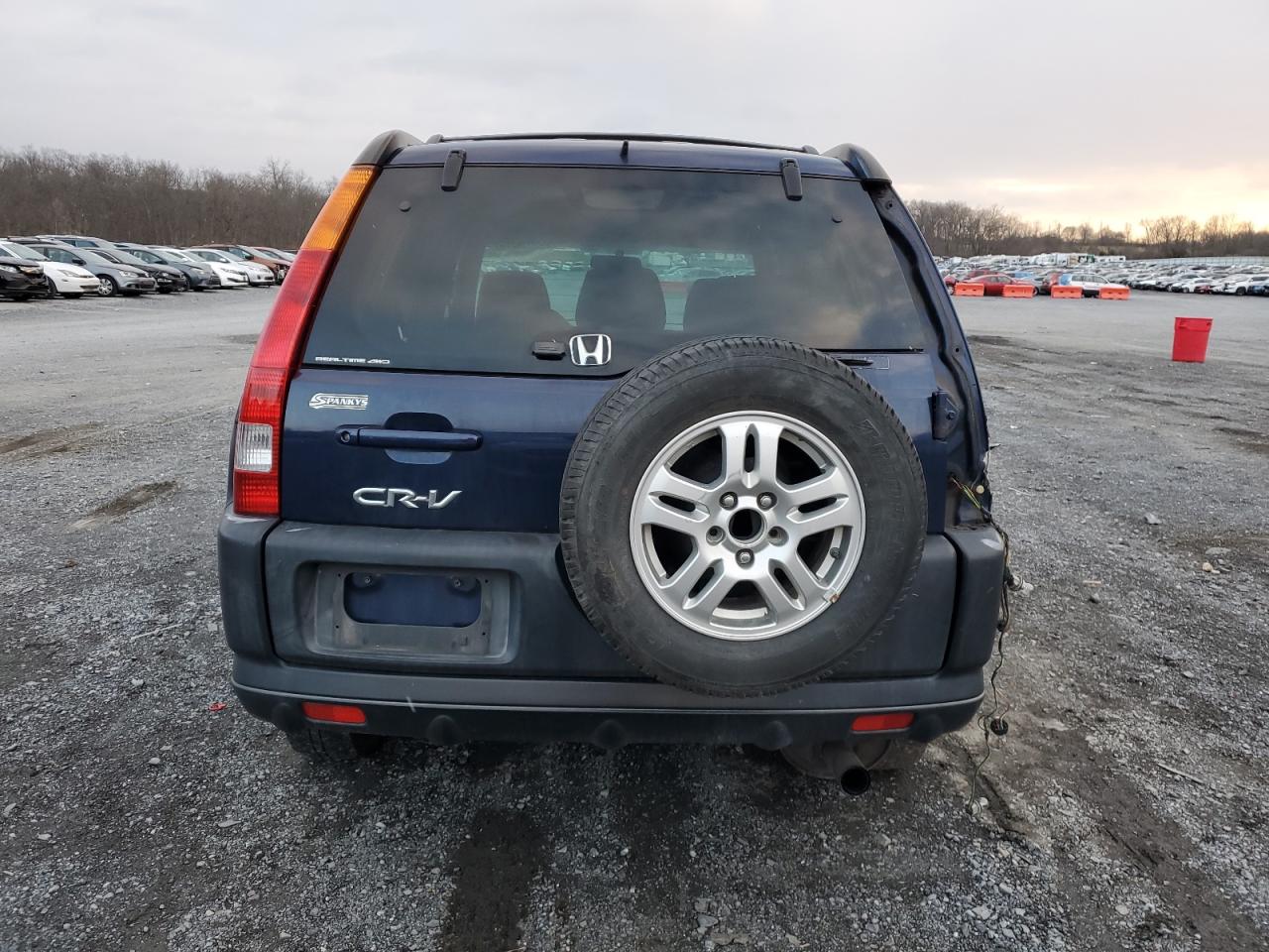 2003 Honda CR-V VIN SHSRD78853U156466 Copart auction photo, all over damage thumbnail 6