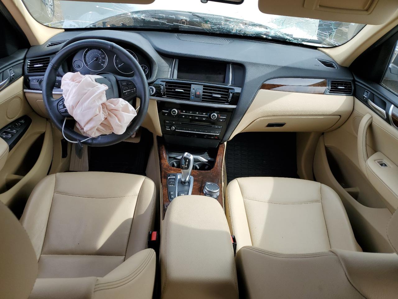 2015 BMW X3 VIN 5UXWX9C50F0D57044 Copart auction photo, front end damage thumbnail 8