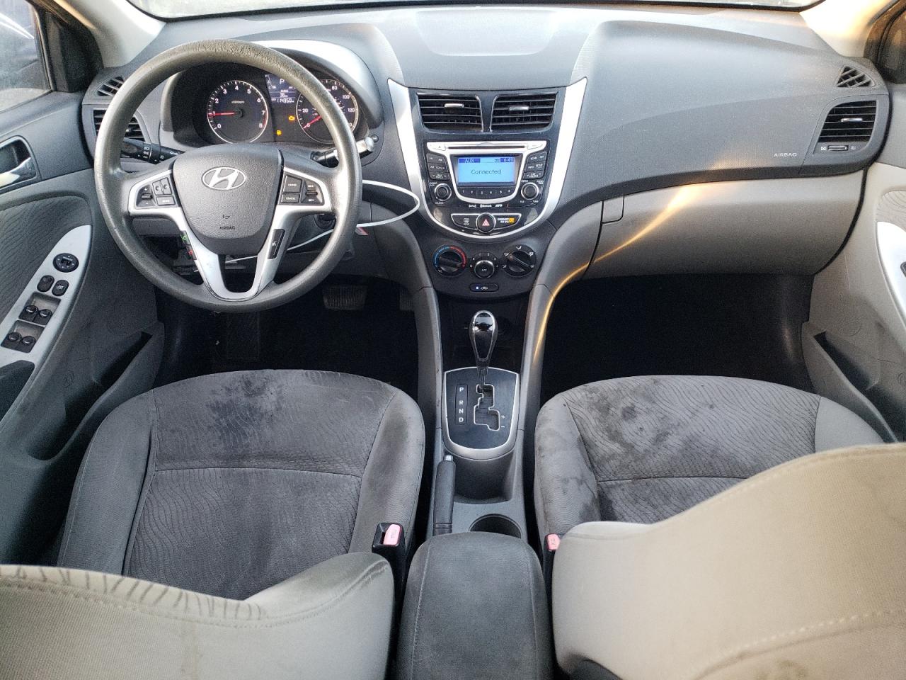 2013 Hyundai Accent VIN KMHCU4AE0DU340732 Copart auction photo, front end / minor dent/scratches damage thumbnail 8