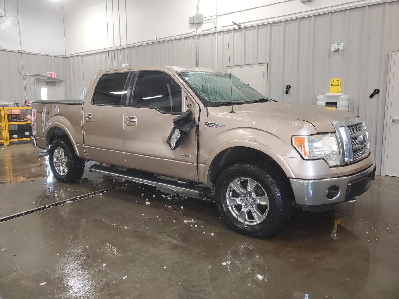 2012 Ford F-150 VIN 1FTFW1ET6CKD41803 Copart auction photo, rollover damage thumbnail 4