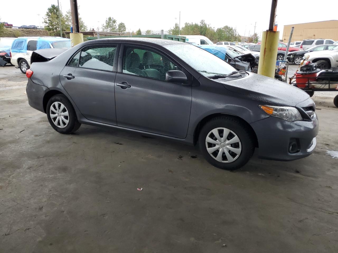 2011 Toyota Corolla VIN 2T1BU4EE2BC744782 Copart auction photo, rear end damage thumbnail 4