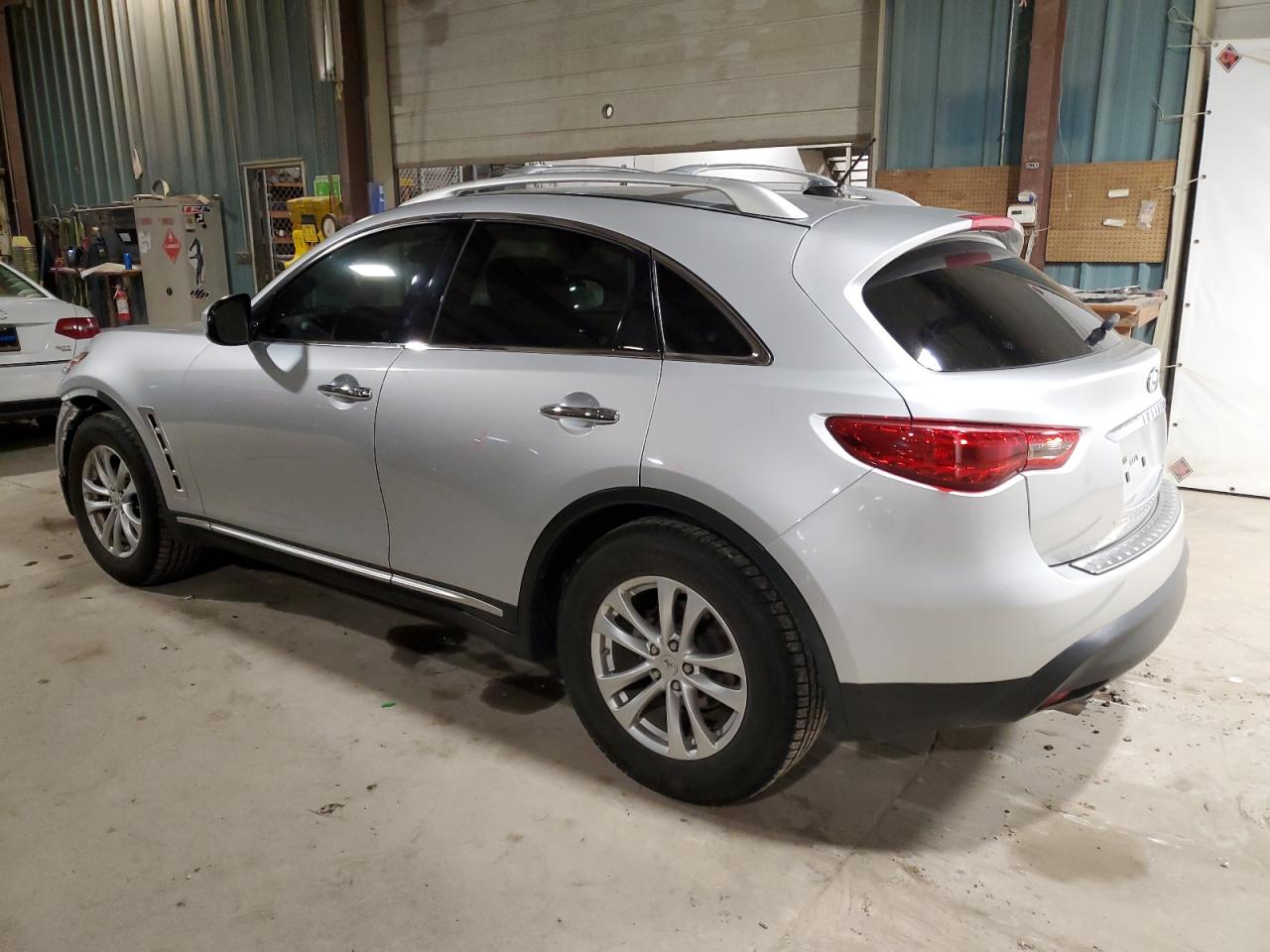 2010 Infiniti FX VIN JN8AS1MU8AM800559 Copart auction photo, front end / side damage thumbnail 2