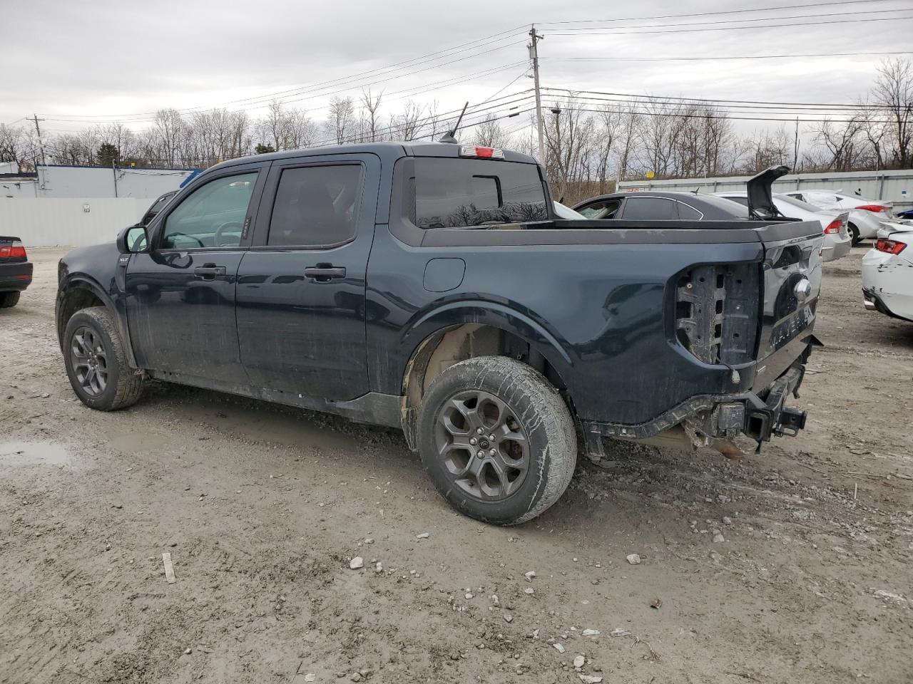 2022 Ford Maverick VIN 3FTTW8E34NRA62022 Copart auction photo, rear end / side damage thumbnail 2