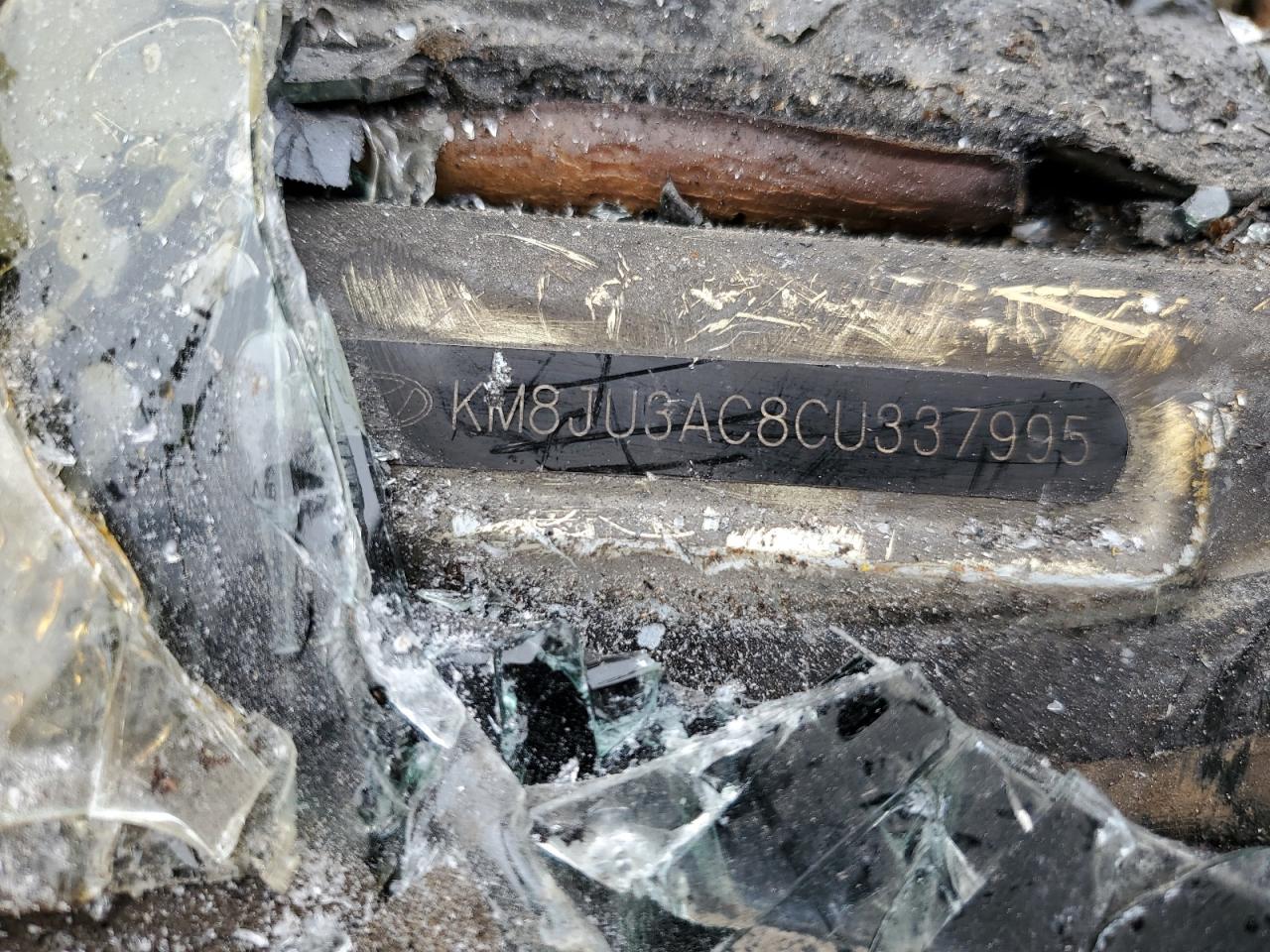 2012 Hyundai Tucson VIN KM8JU3AC8CU337995 Copart auction photo, burn - interior / burn damage thumbnail 13