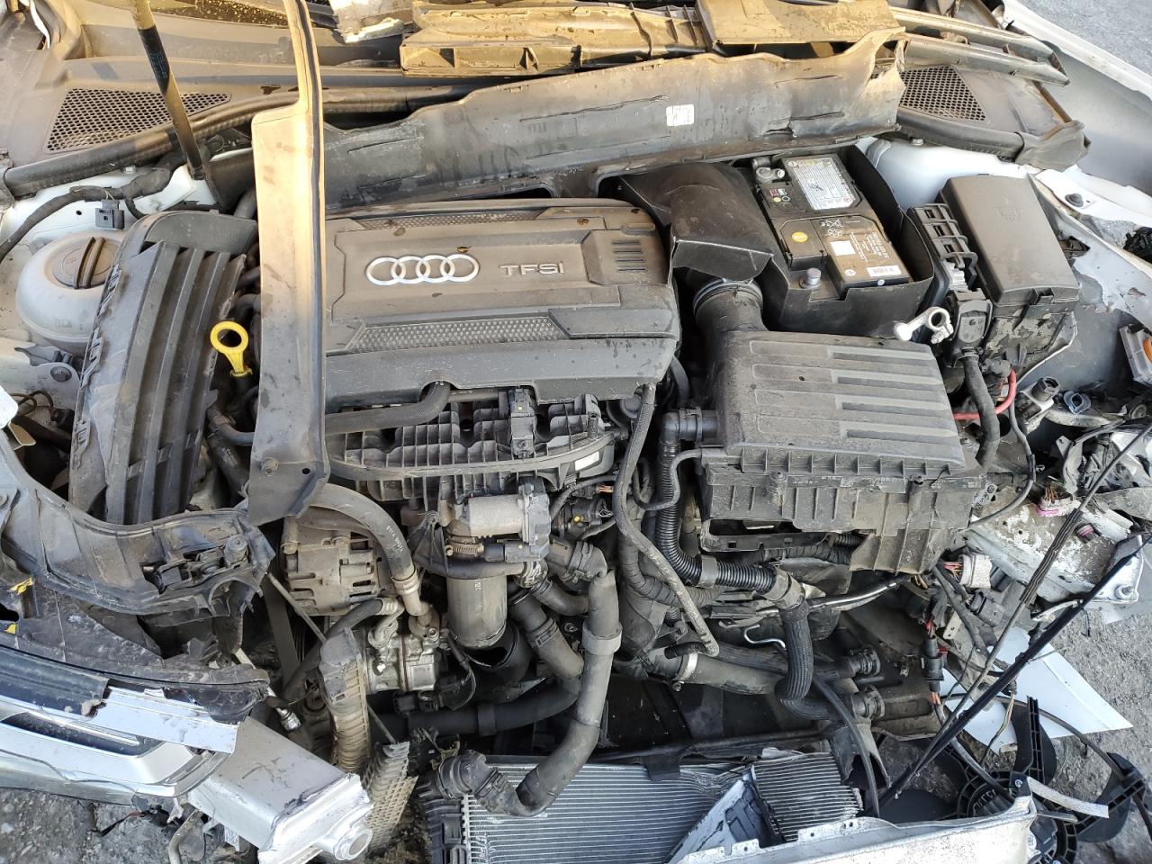 2015 Audi A3 VIN WAUBFGFF0F1088463 Copart auction photo, front end damage thumbnail 13