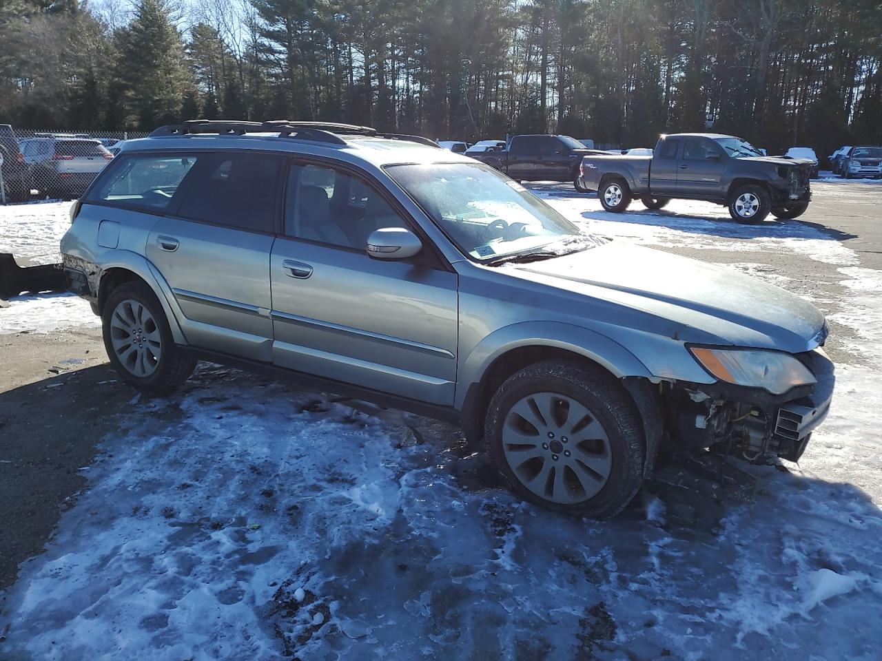 2009 Subaru Legacy VIN 4S4BP85C594313794 Copart auction photo, front end / rear end damage thumbnail 4