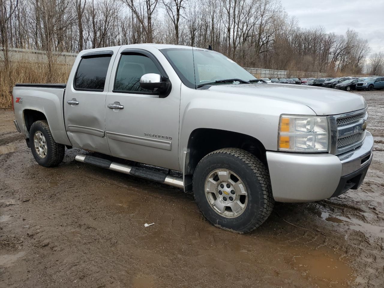 2011 Chevrolet Silverado VIN 3GCPKSE36BG393010 Copart auction photo, side damage thumbnail 4