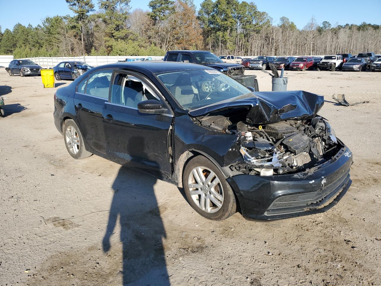 2017 Volkswagen Jetta VIN 3VW2B7AJ6HM284257 Copart auction photo, front end damage thumbnail 4