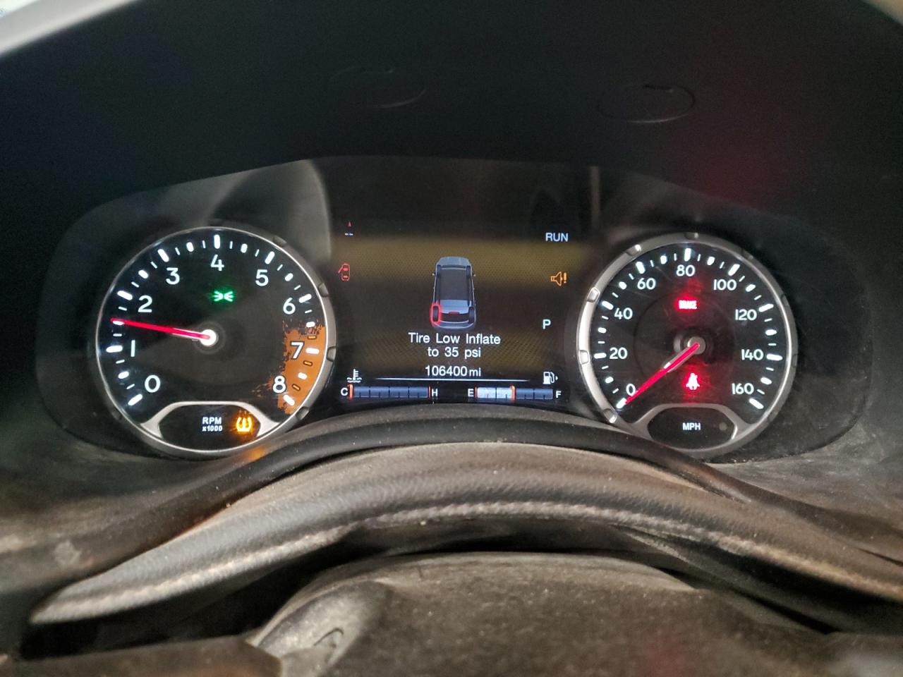 2017 Jeep Renegade VIN ZACCJBDB8HPF76734 Copart auction photo, front end damage thumbnail 9