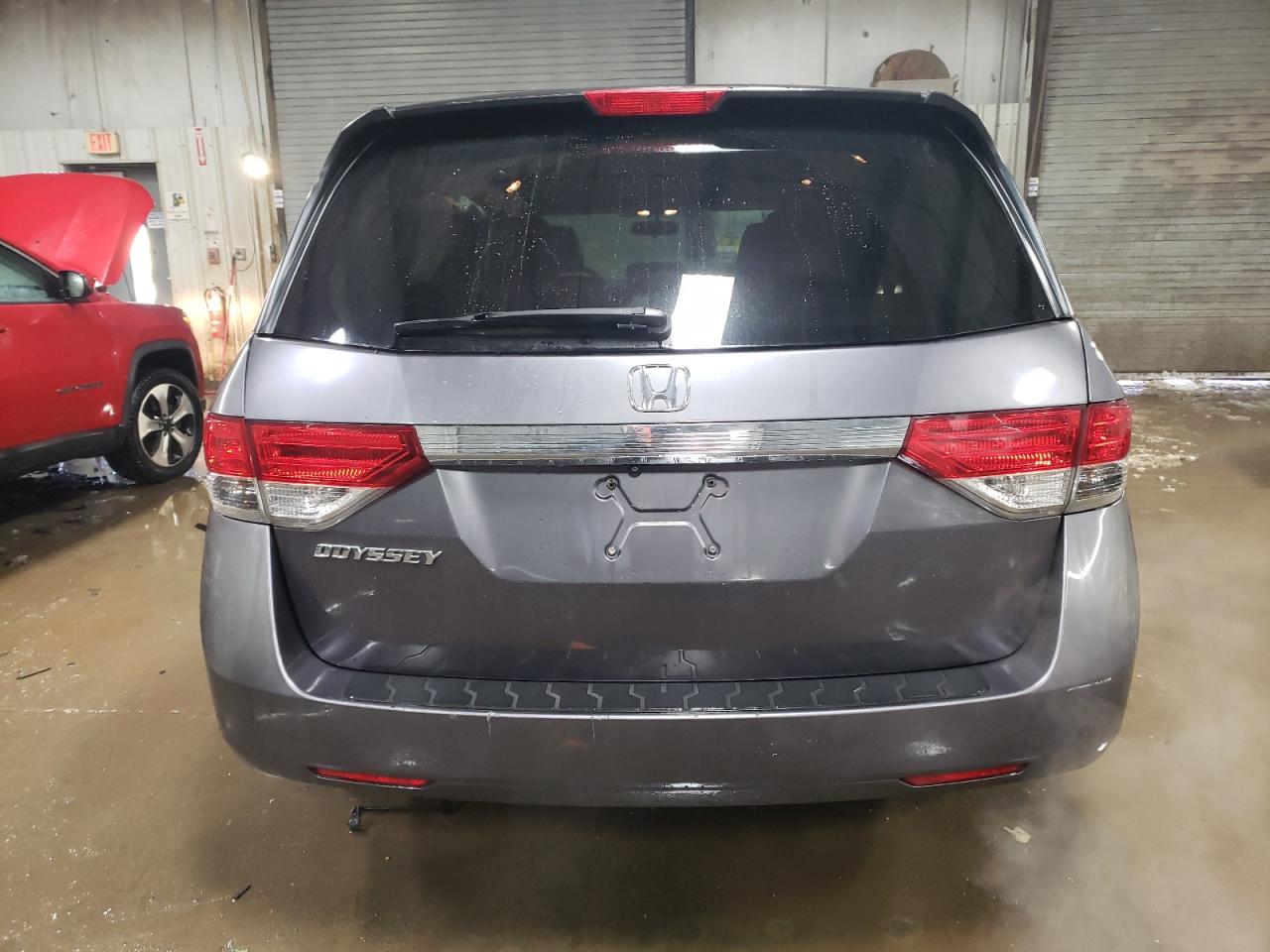 2015 Honda Odyssey VIN 5FNRL5H40FB121589 Copart auction photo, front end / side damage thumbnail 6