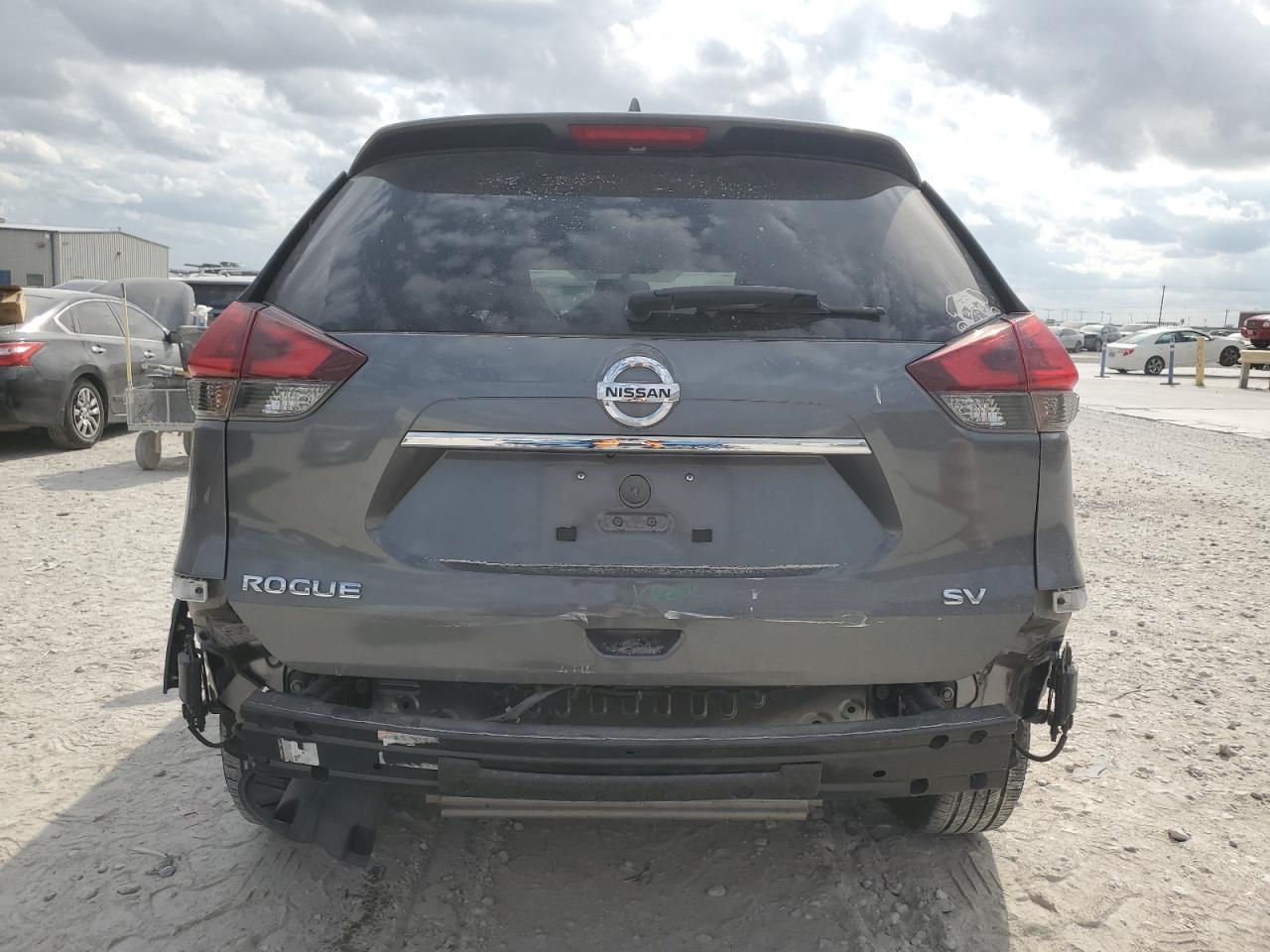 2018 Nissan Rogue VIN KNMAT2MT7JP610398 Copart auction photo, front end / rear end damage thumbnail 6