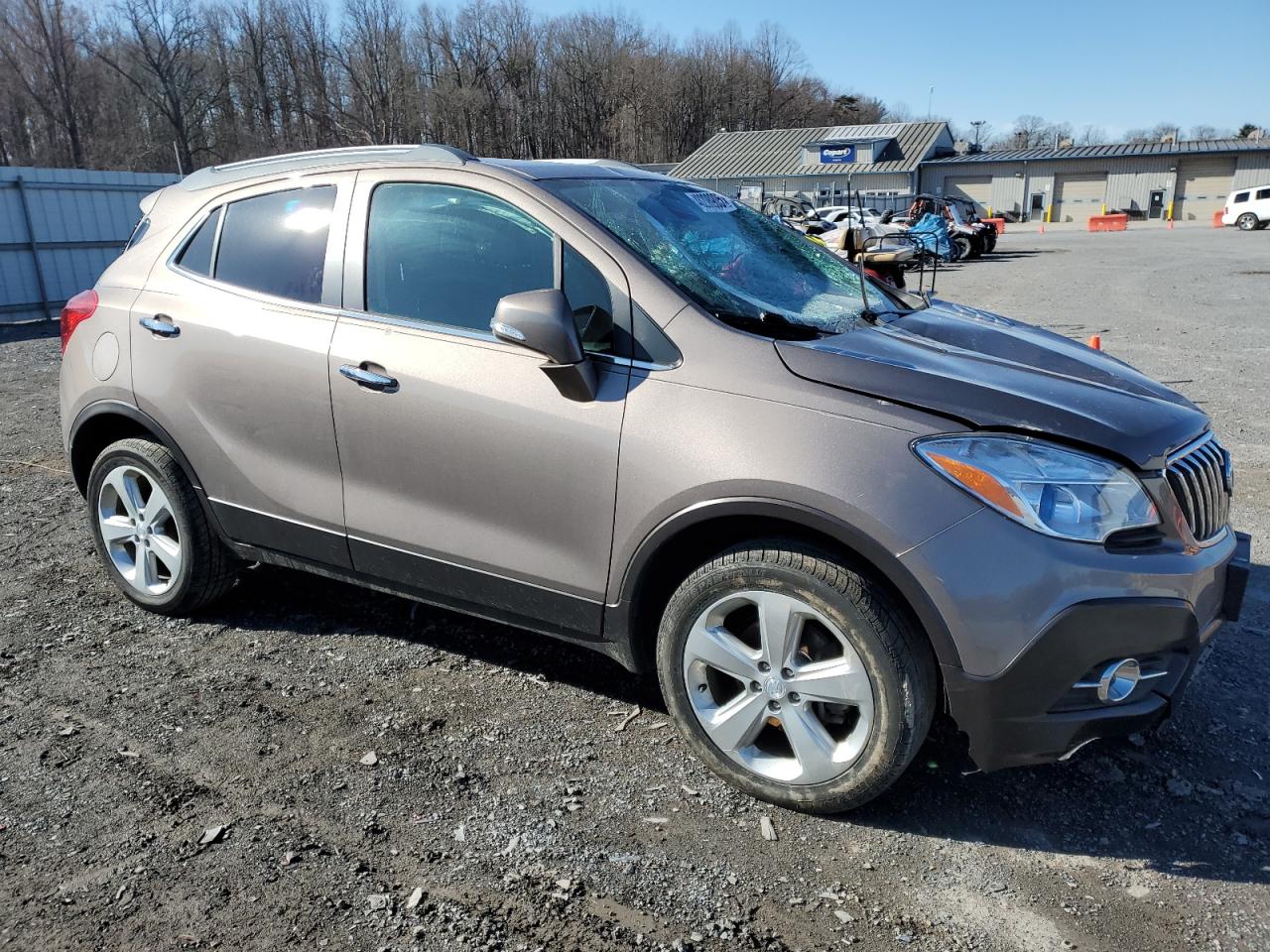 2015 Buick Encore VIN KL4CJFSB3FB156200 Copart auction photo, all over damage thumbnail 4