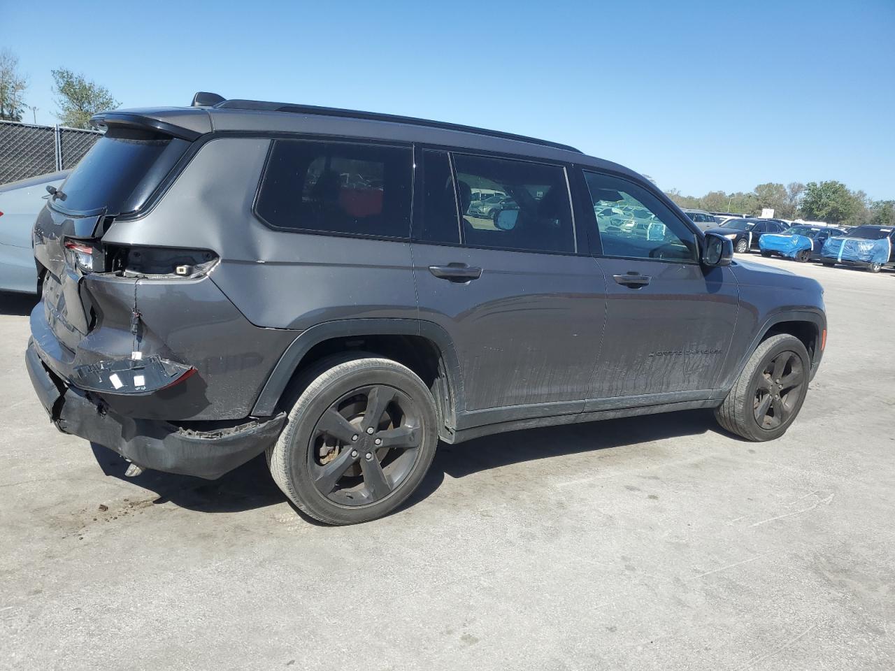 2021 Jeep Grand Cherokee VIN 1C4RJKAG0M8153156 Copart auction photo, rear end damage thumbnail 3