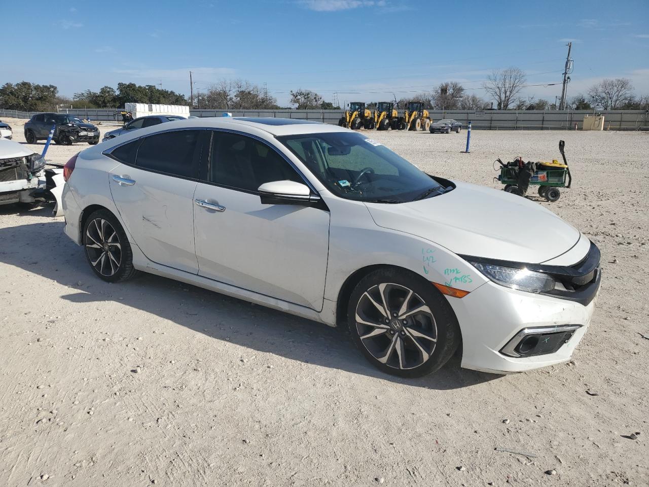 2019 Honda Civic VIN JHMFC1F94KX004381 Copart auction photo, front end / minor dent/scratches damage thumbnail 4