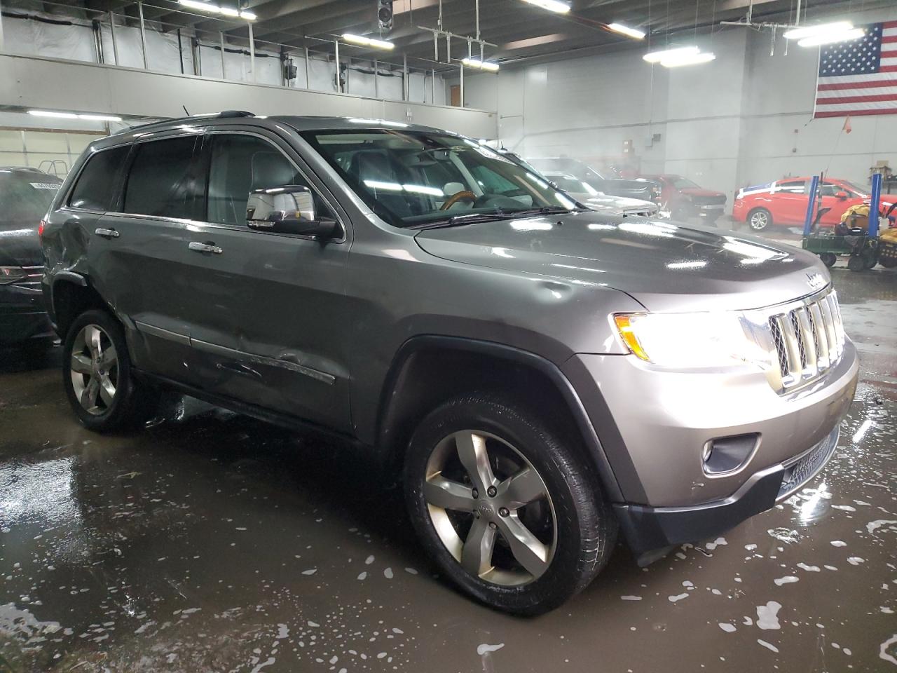 2012 Jeep Grand Cherokee VIN 1C4RJFCG6CC342314 Copart auction photo, rear end / side damage thumbnail 4
