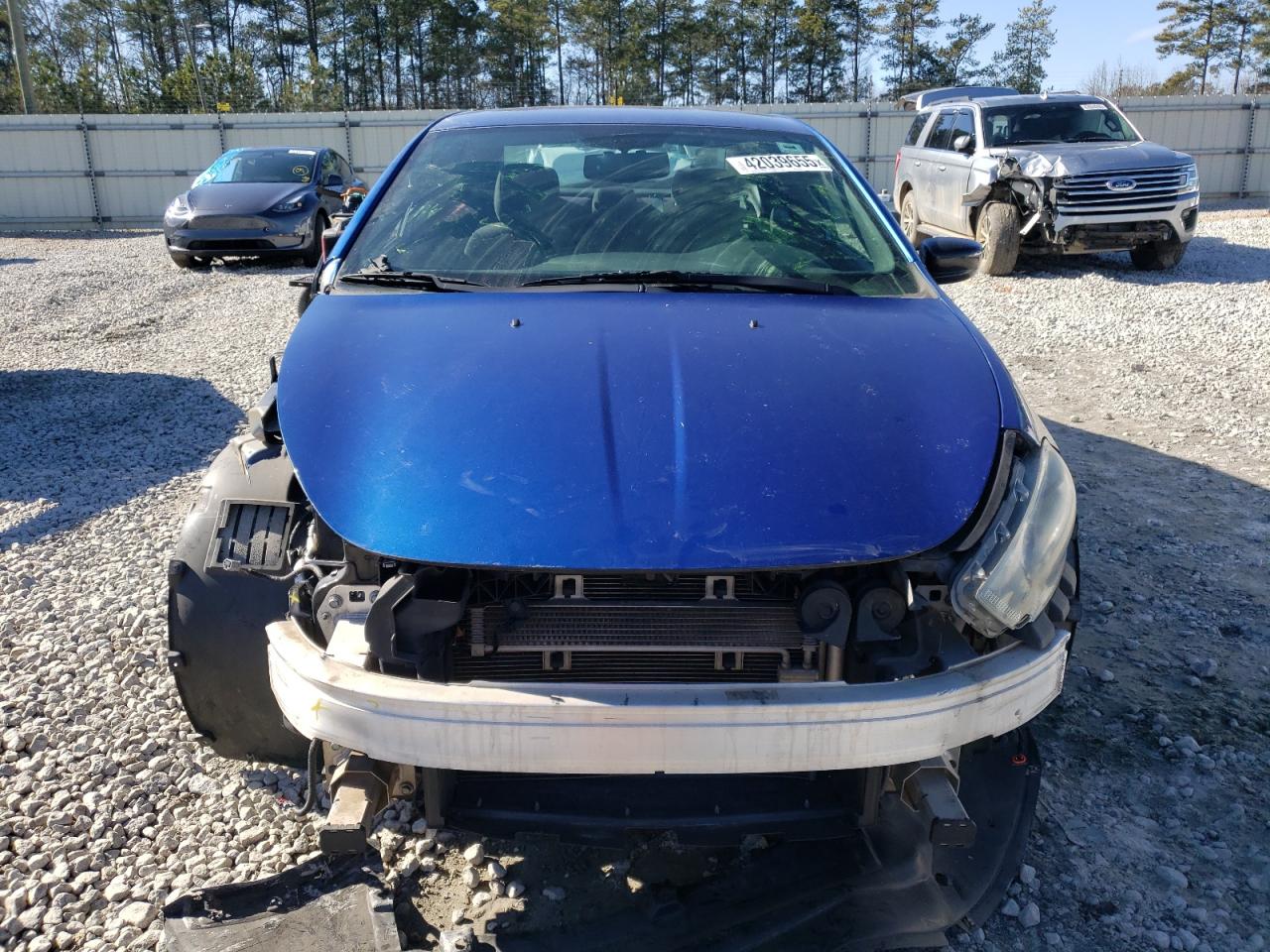 2014 Dodge Dart VIN 1C3CDFBBXED866540 Copart auction photo, front end damage thumbnail 5