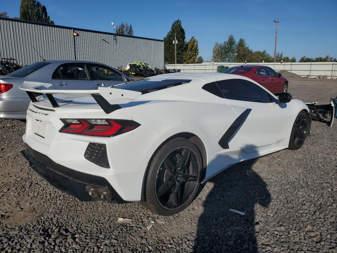 2023 Chevrolet Corvette VIN 1G1YA2D40P5121108 Copart auction photo, front end / undercarriage damage thumbnail 3