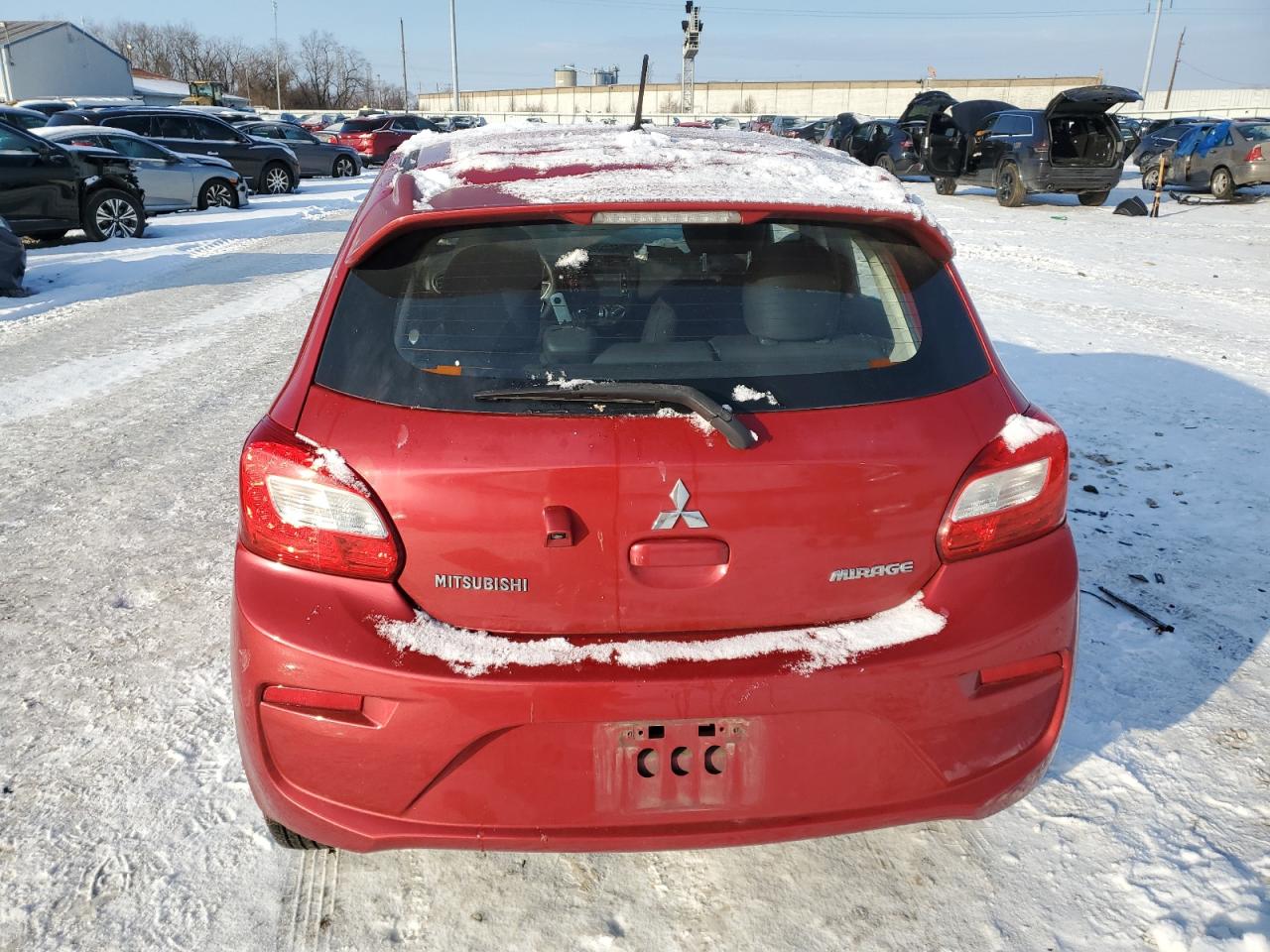 2018 Mitsubishi Mirage VIN ML32A3HJ0JH003409 Copart auction photo, front end damage thumbnail 6