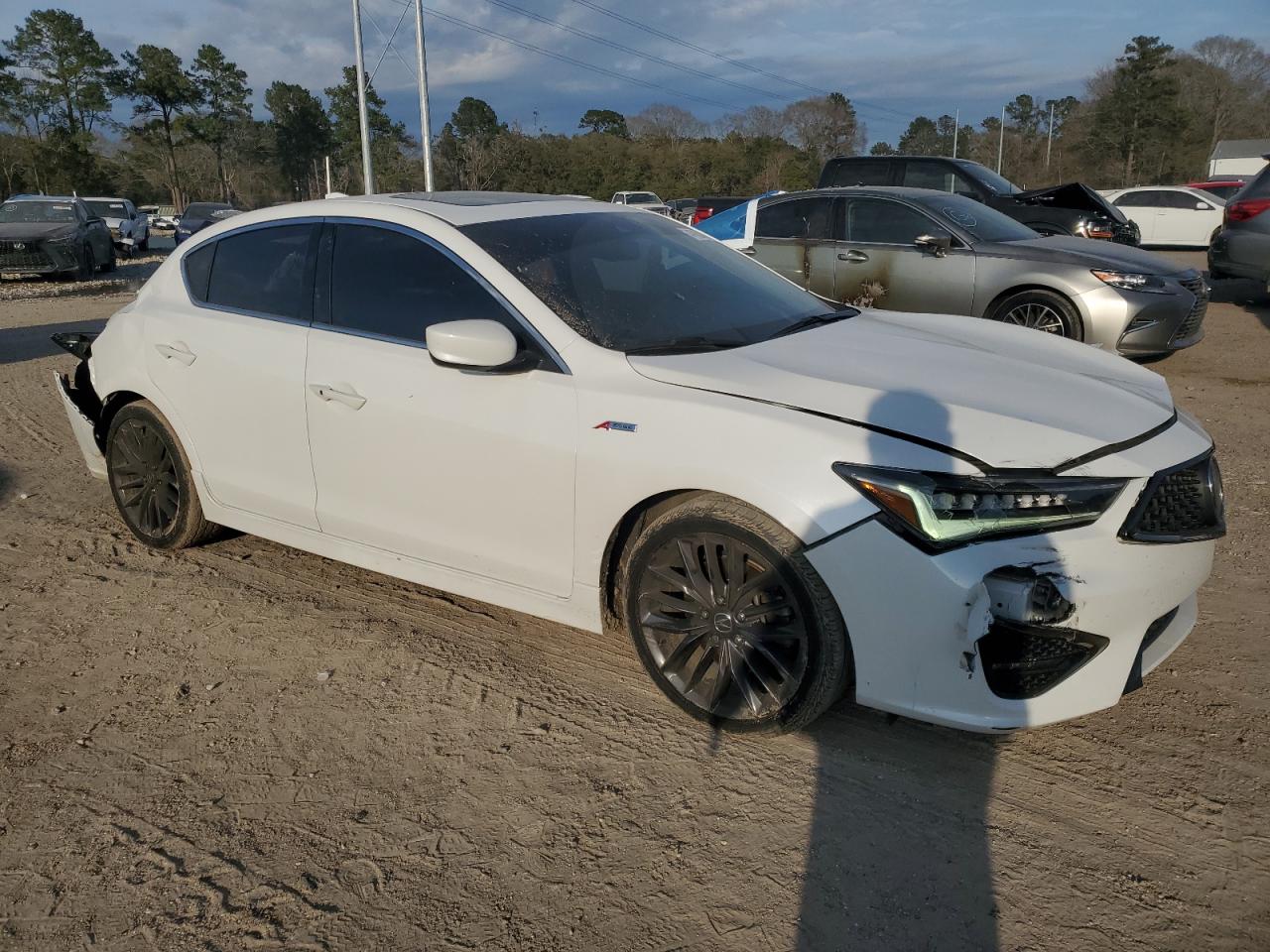 2022 Acura ILX VIN 19UDE2F83NA006177 Copart auction photo, rear end / front end damage thumbnail 4